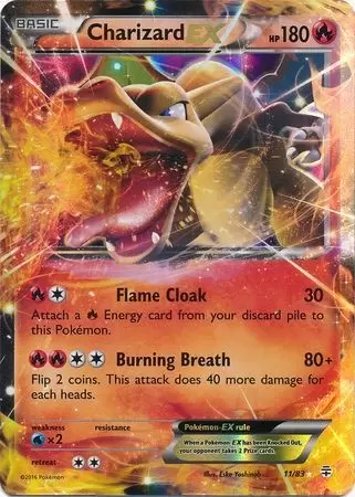 pokemon charizard x card