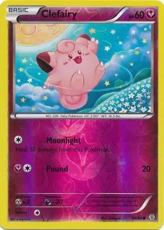 XY Generations - Clefairy reverse