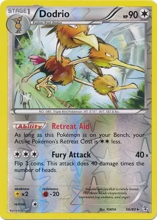 XY Generations - Dodrio Reverse