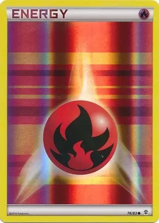 XY Generations - Fire Energy Reverse