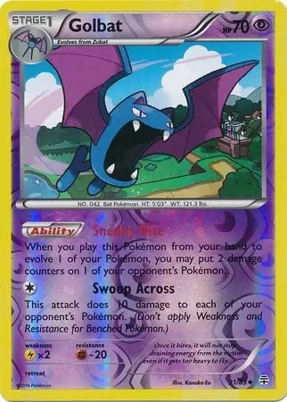 XY Generations - Golbat Reverse