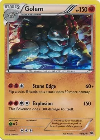 XY Generations - Golem Holo