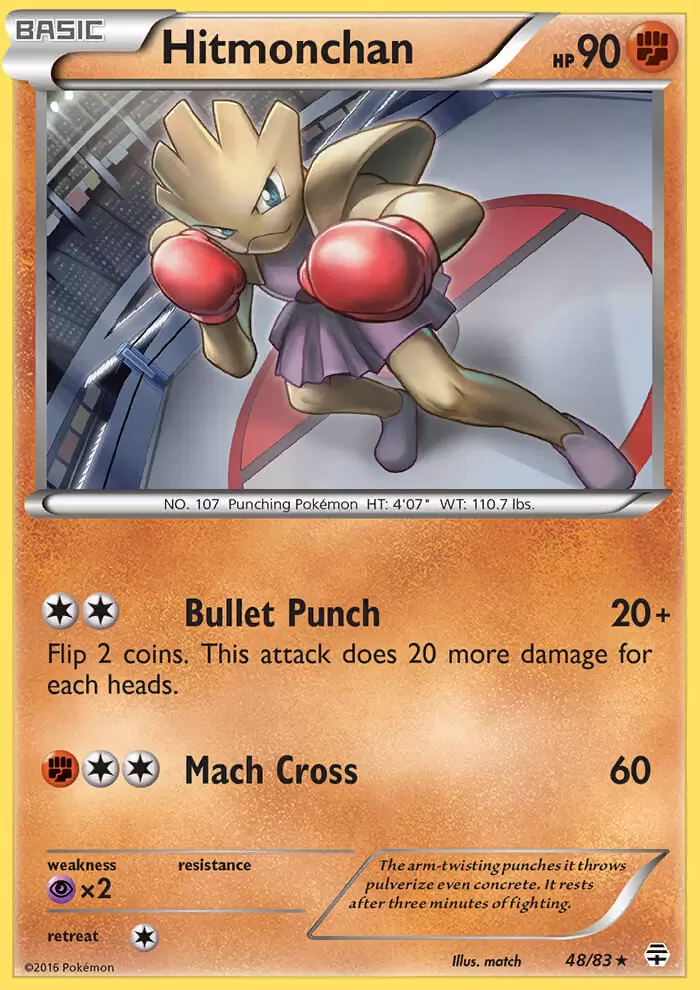 XY Generations - Hitmonchan