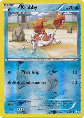 XY Generations - Krabby Reverse
