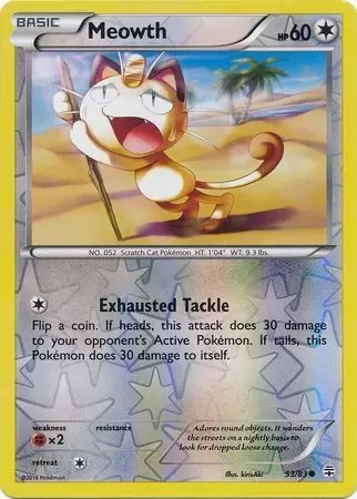 XY Generations - Meowth Reverse