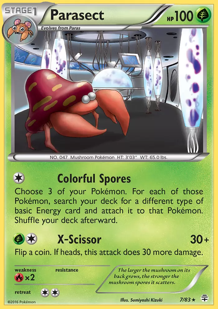 XY Generations - Parasect