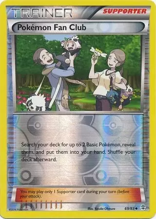 XY Generations - Pokémon Fan Club Reverse