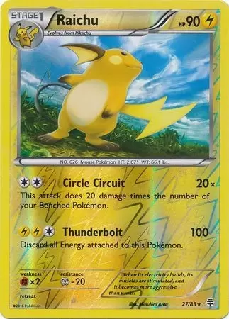 XY Generations - Raichu Reverse