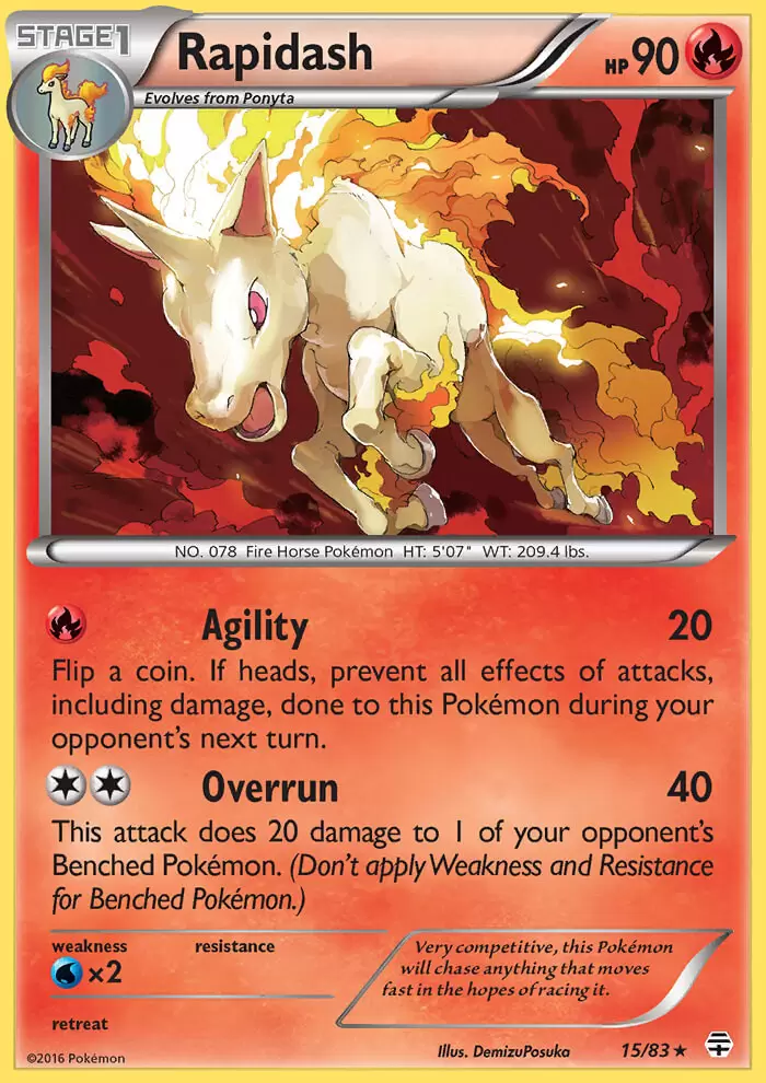 XY Generations - Rapidash