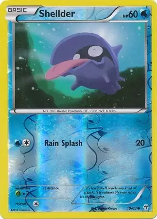 XY Generations - Shellder Reverse