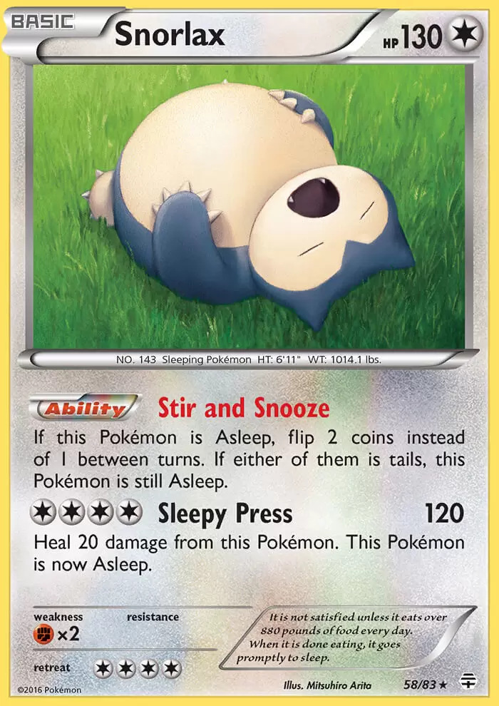 XY Generations - Snorlax