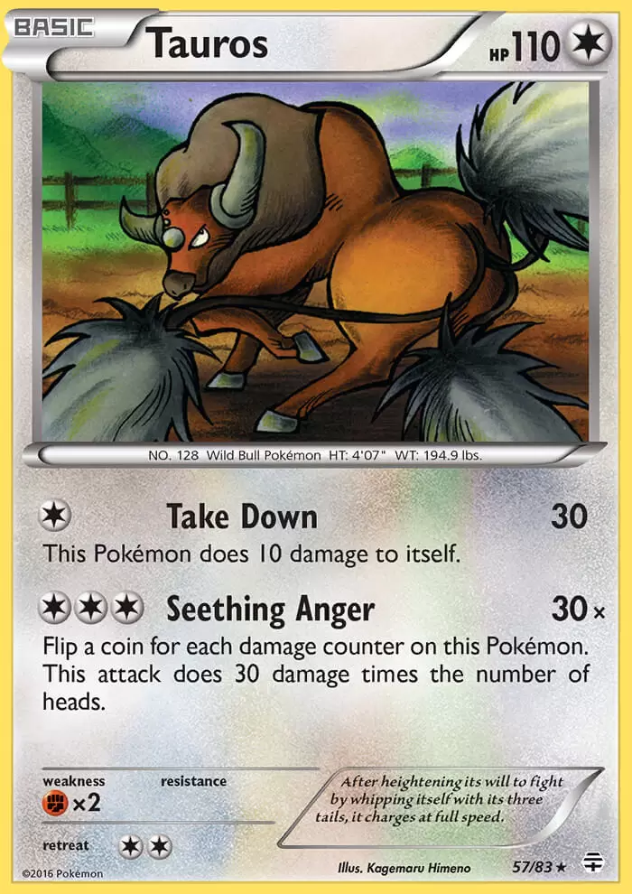 XY Generations - Tauros