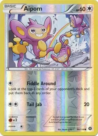 XY Steam Siege - Aipom Reverse