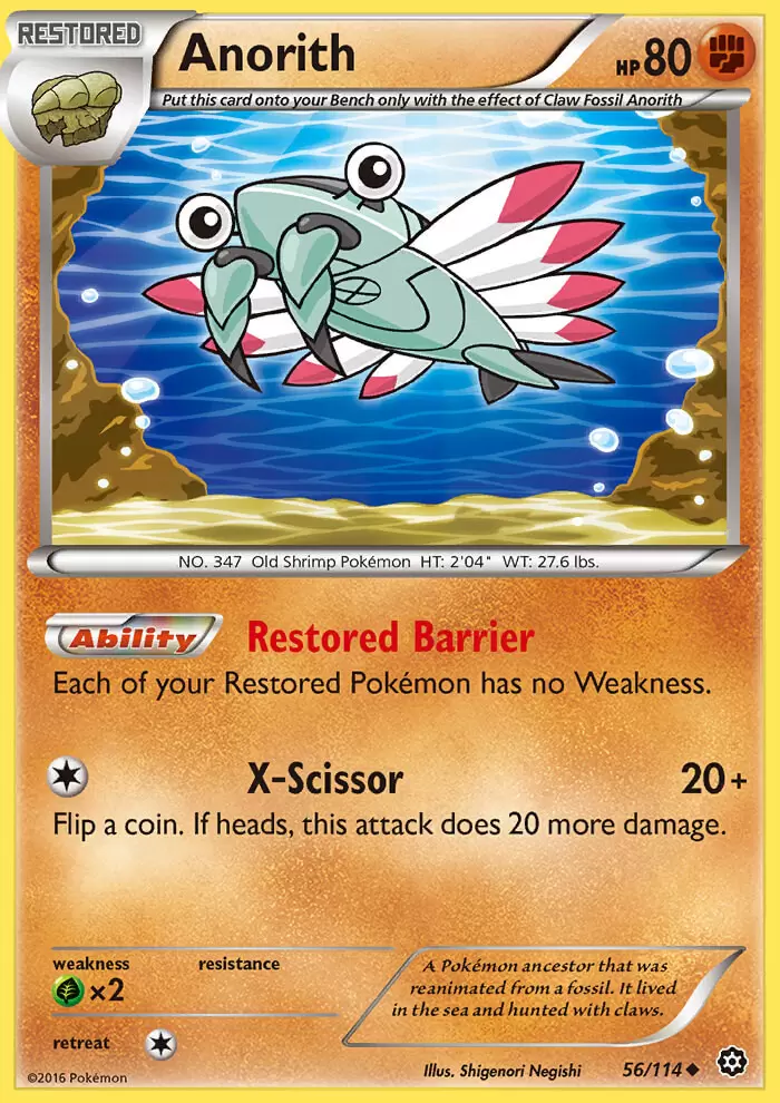 XY Steam Siege - Anorith