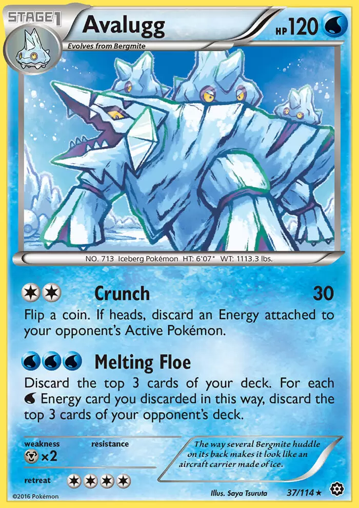 XY Steam Siege - Avalugg