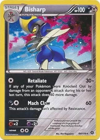 XY Steam Siege - Bisharp Cosmos Holo