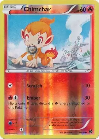 XY Steam Siege - Chimchar Reverse