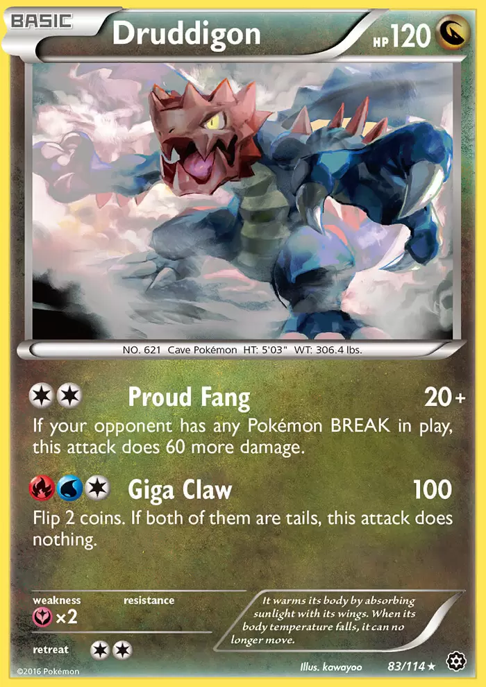 XY Steam Siege - Druddigon