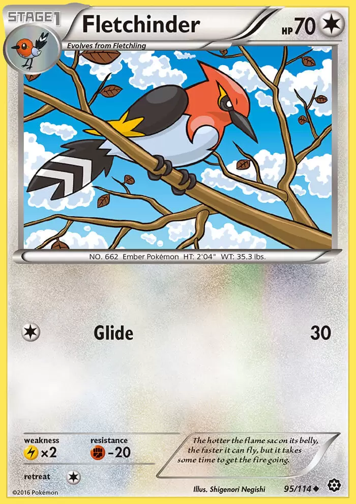 XY Steam Siege - Fletchinder