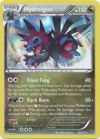 XY Steam Siege - Hydreigon Holo
