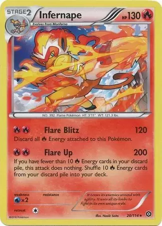 XY Steam Siege - Infernape Holo