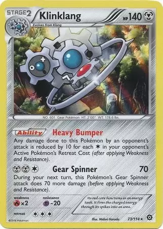 XY Steam Siege - Klinklang Holo