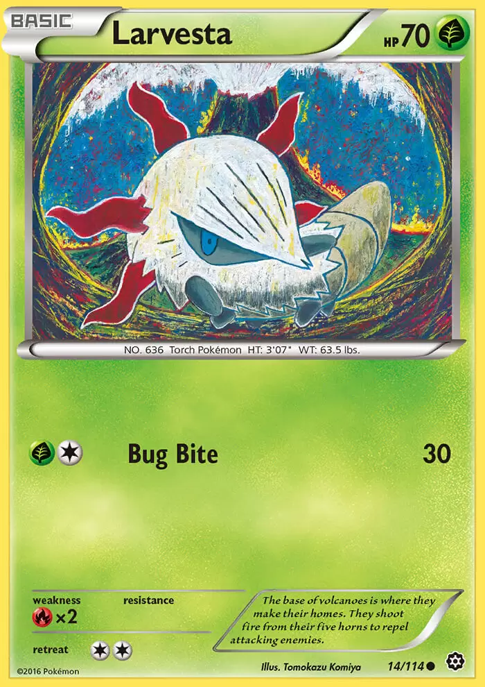 XY Steam Siege - Larvesta