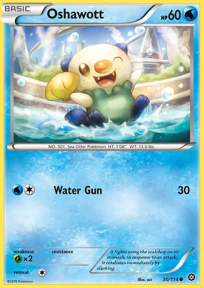XY Steam Siege - Oshawott