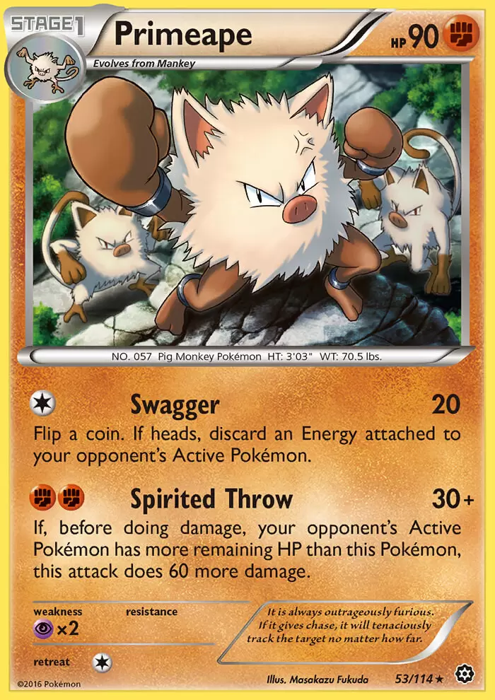 XY Steam Siege - Primeape