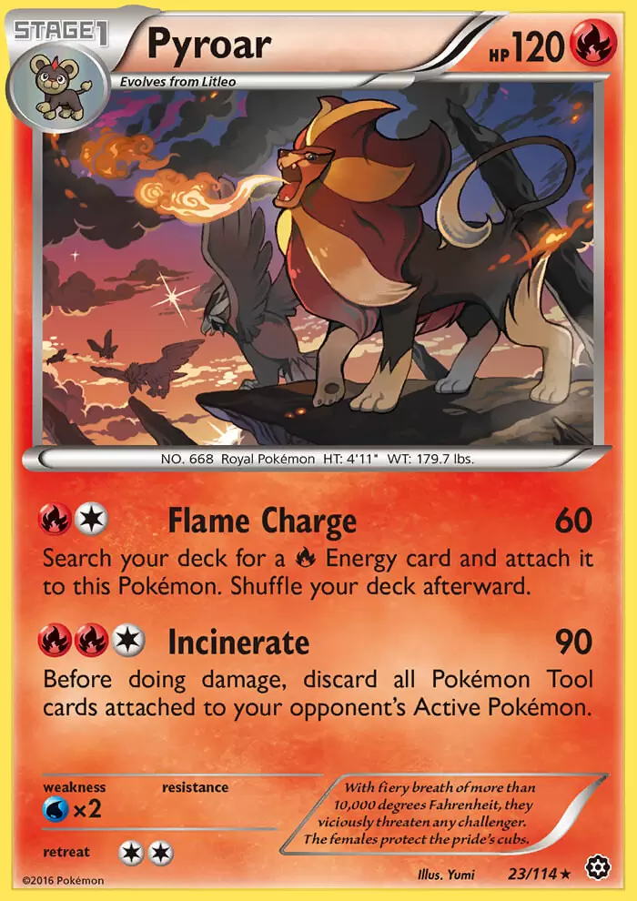 XY Steam Siege - Pyroar