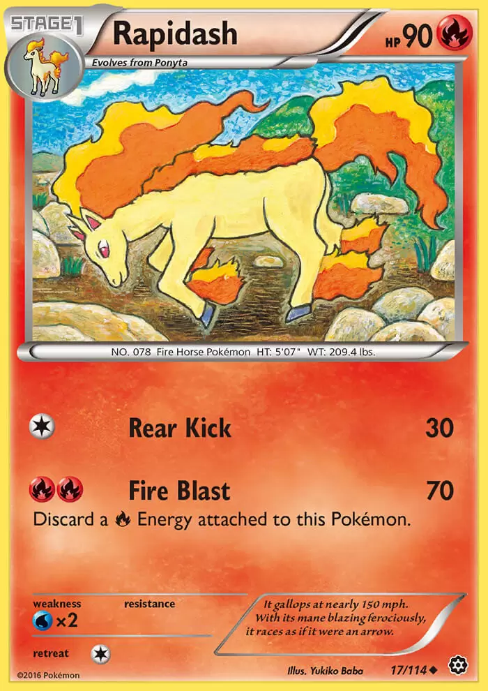 XY Steam Siege - Rapidash