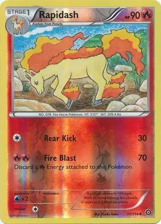 XY Steam Siege - Rapidash Reverse