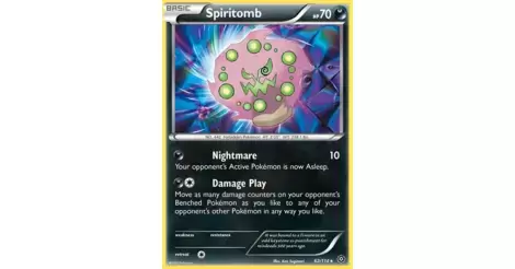 Pokemon - Spiritomb (62/114) - XY Steam Siege