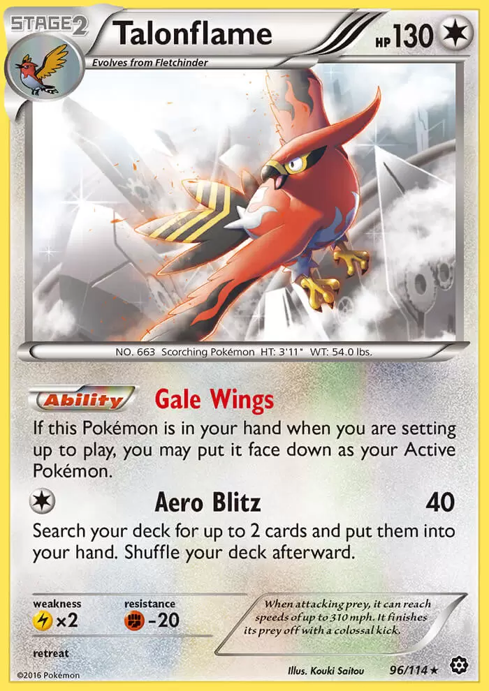 XY Steam Siege - Talonflame