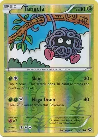 XY Steam Siege - Tangela Reverse