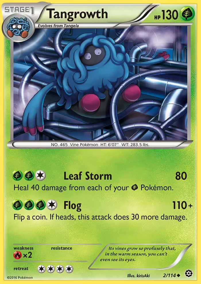 XY Steam Siege - Tangrowth