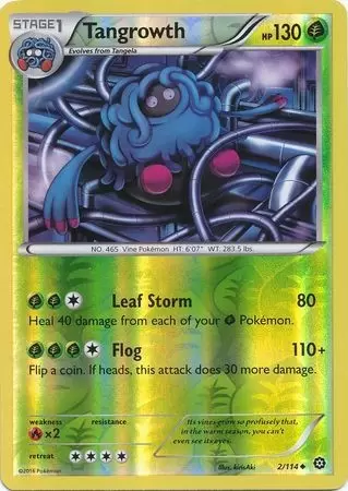 XY Steam Siege - Tangrowth Reverse