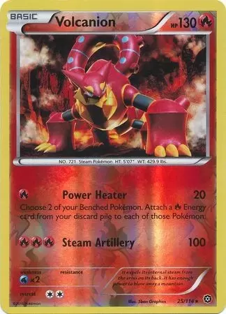 XY Steam Siege - Volcanion Reverse