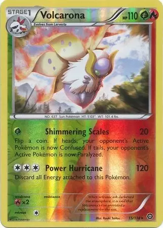 XY Steam Siege - Volcarona Reverse