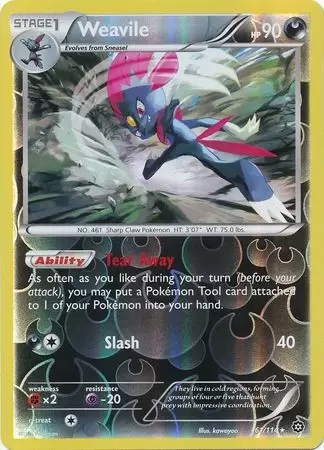 XY Steam Siege - Weavile Reverse