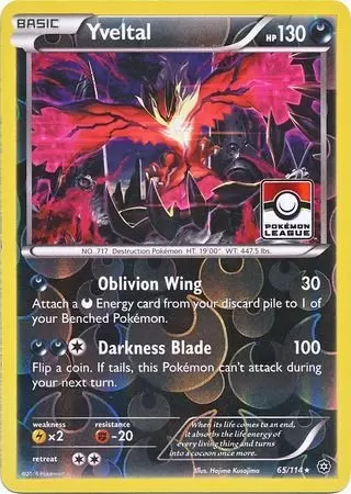 XY Steam Siege - Yveltal Reverse Pokemon League