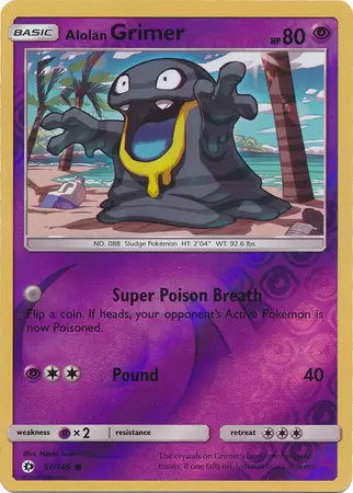 Sun & Moon - Alolan Grimer Reverse