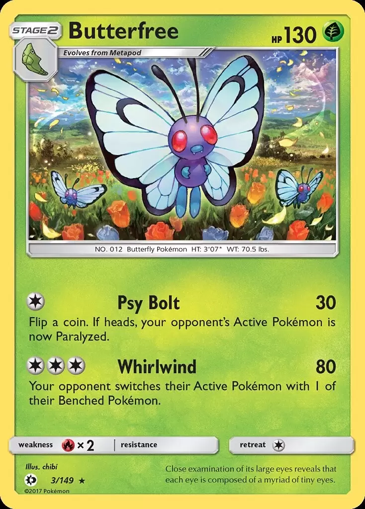 Sun & Moon - Butterfree