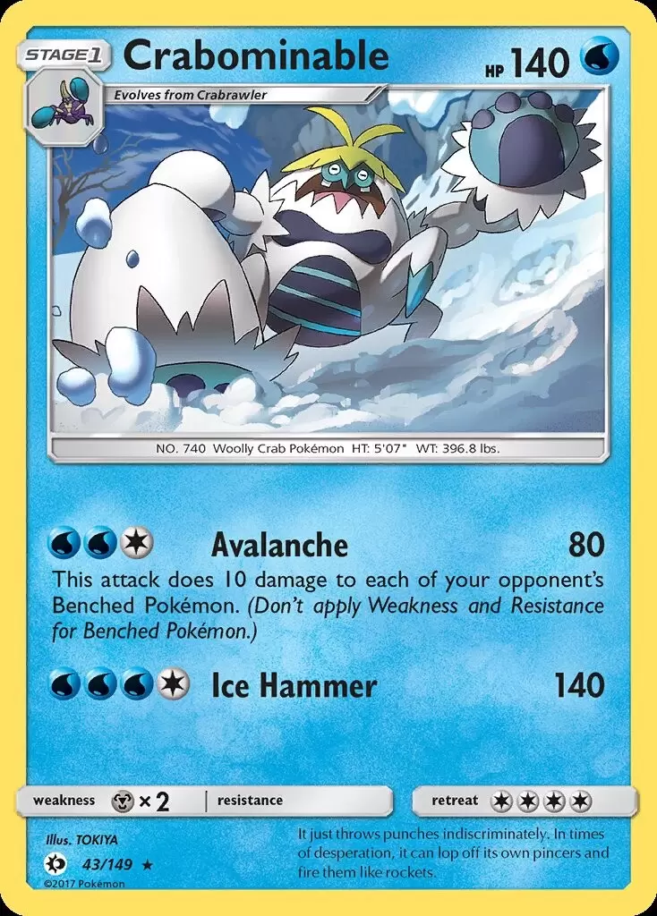 Sun & Moon - Crabominable