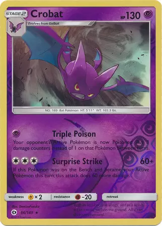 Sun & Moon - Crobat Reverse