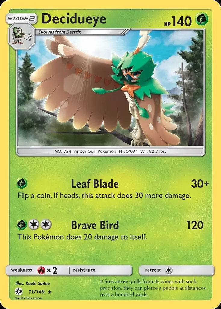 Sun & Moon - Decidueye