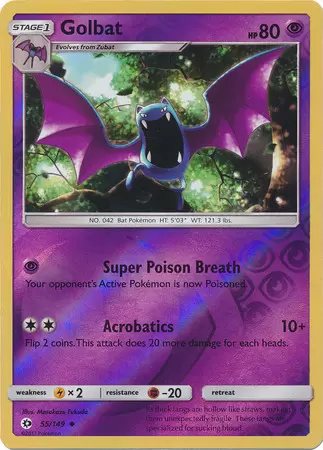 Sun & Moon - Golbat Reverse