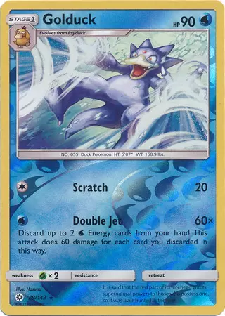 Sun & Moon - Golduck Reverse
