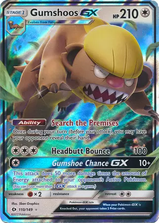 Sun & Moon - Gumshoos GX