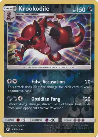 Sun & Moon - Krookodile Reverse